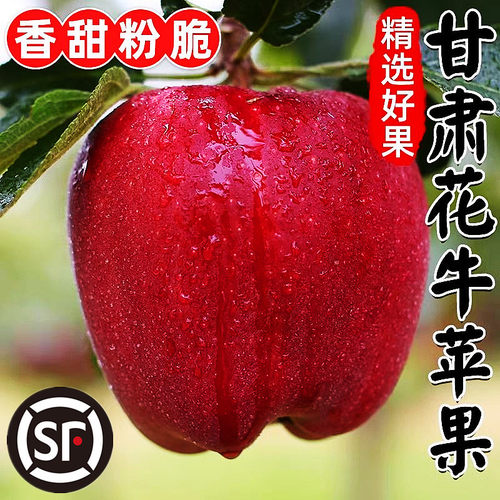 顺丰包邮，甘肃天水花牛苹果