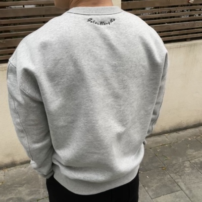 GTAL美式加绒刺绣显壮轮廓感卫衣