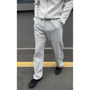 330G直筒垂感抽绳纯色户外运动长裤 GTAL26SS美式 休闲云感口粮卫裤