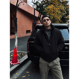 休闲重磅立领可拆卸棉服外套 羊羔绒夹棉美式 GTAL25AW 冬日礼物