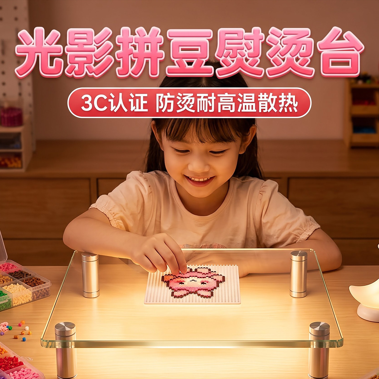 拼豆专用熨烫台~加厚防烫耐高温