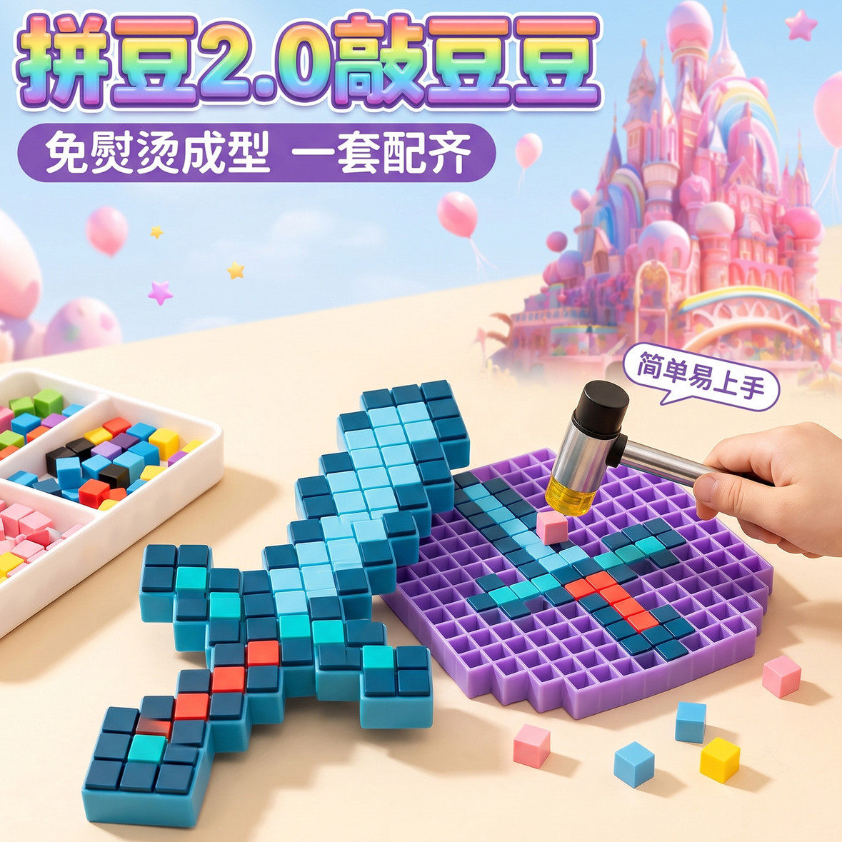 敲豆豆手工创意【敲敲乐】