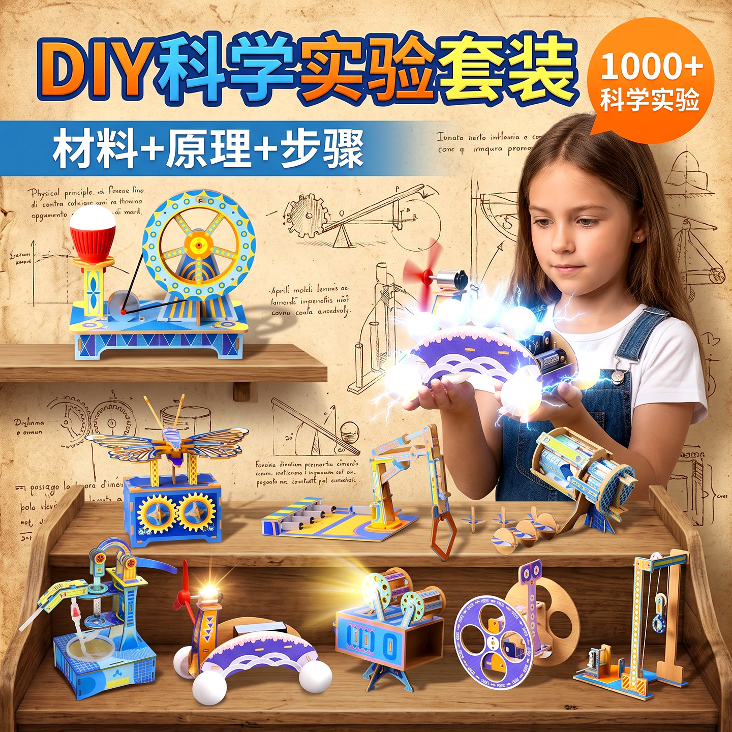 科学实验套装~diy科技制作