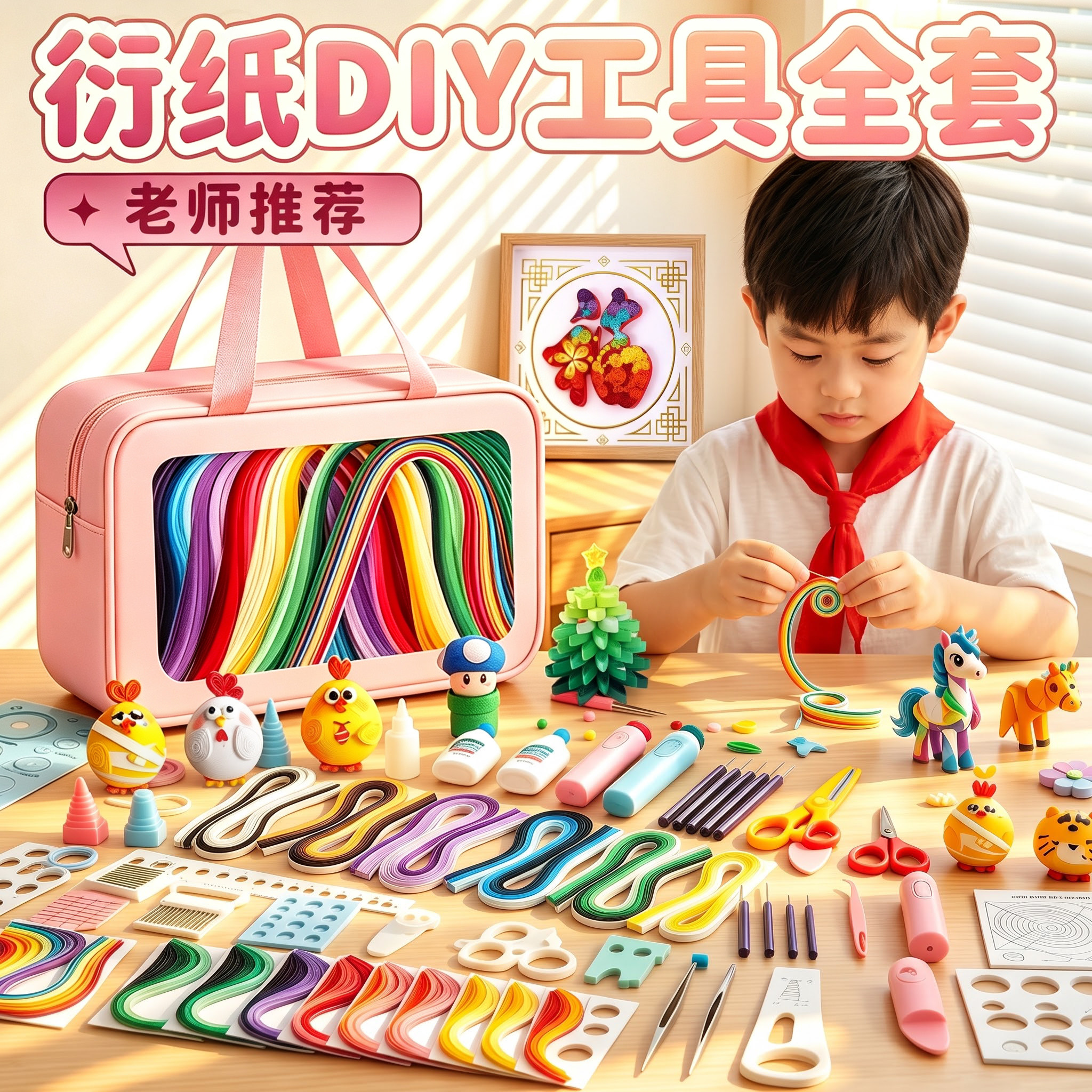 衍纸套装工具材料包全套~手工diy图片