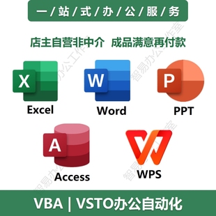 WPS VBA 二次开发改代码 Word 插件定制 PPT VB.NET Excel VSTO
