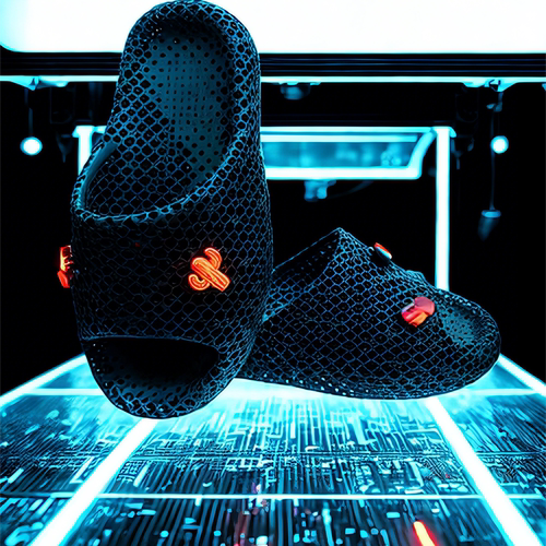3D打印拖鞋情侣款送鞋花