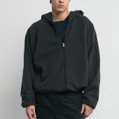 Terrawear 男女同款 25FW宽松版 秋冬复古重磅拉绒水洗拉链卫衣