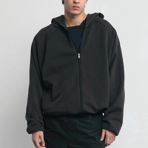 Terrawear 25FW宽松版秋冬复古重磅拉绒水洗拉链卫衣 男女同款