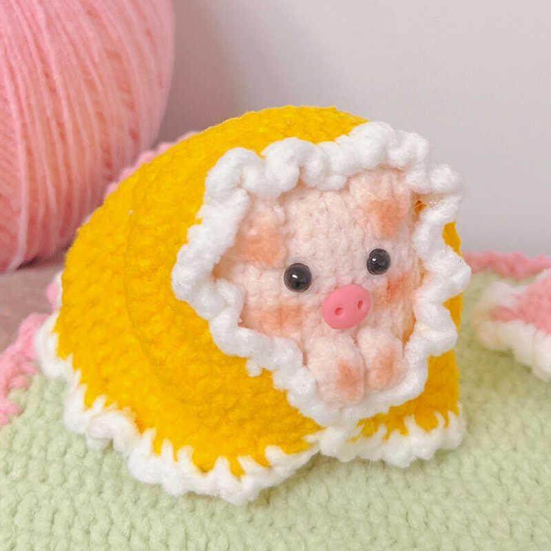 西瓜猪毛线被窝猪钥匙扣小红书同款包挂件编织diy材料包钩织解闷,服饰配件/皮带/帽子/围巾,DIY编织材料包,淘宝优惠券,粉丝福利购,淘宝优惠卷