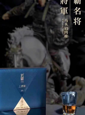 岩霸岩上将军武夷山岩茶大红袍马头岩肉桂桂皮 香高端礼盒，