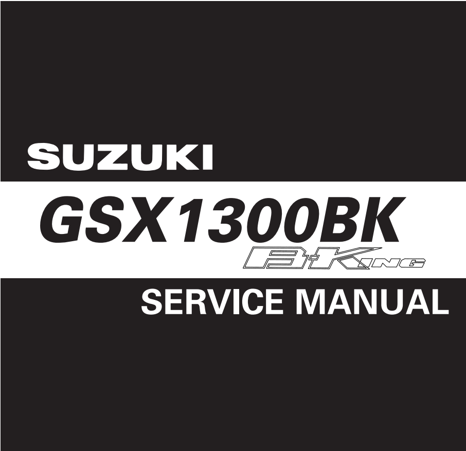 SUZUKI 街皇GSX1300BK维修手册  B-KING 全车配件图拆解图扭矩表