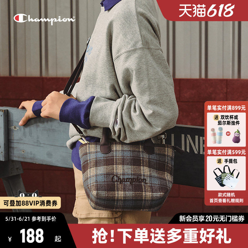 Champion冠军小肩包布丁包托特包2026夏季新款时尚通勤女斜挎包包