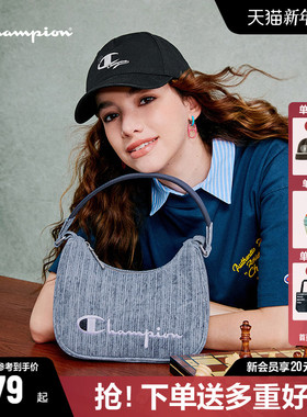 Champion冠军腋下包单肩包女包月牙包秋冬新款包包手提牛角包挎包