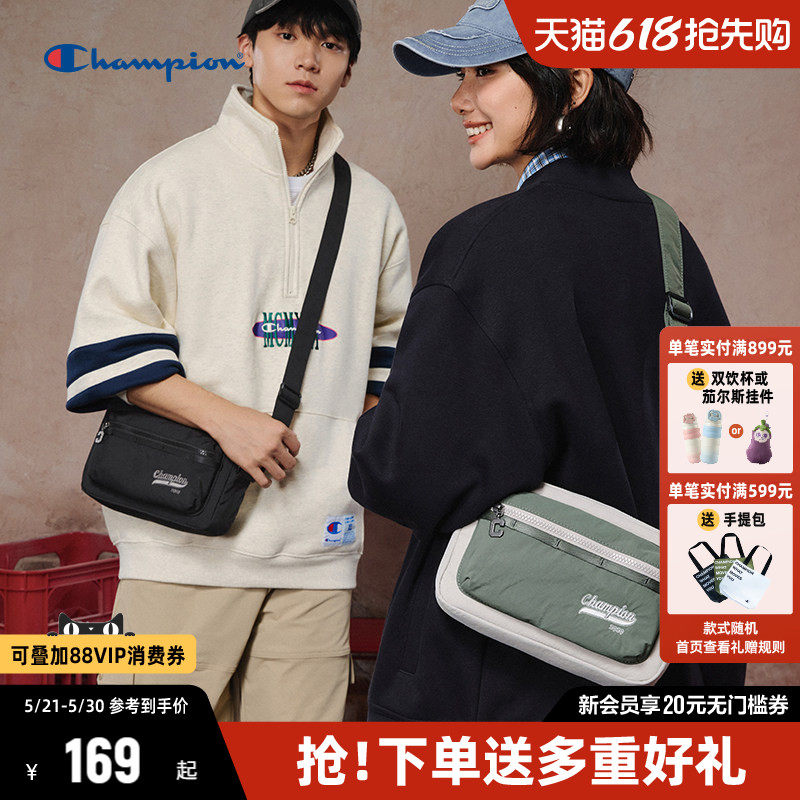 Champion冠军单肩包女相机包男腰包2026新款运动包包斜挎