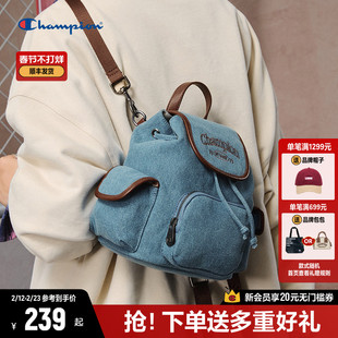Champion冠军双肩包女2026春夏新款大容量包包韩系包复古通勤背包