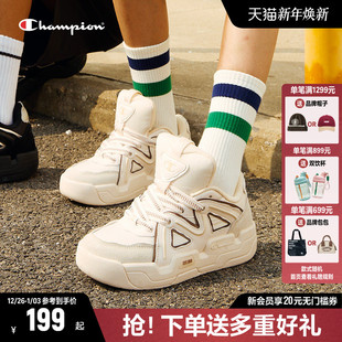 百搭增高新款 板鞋 鞋 子小白鞋 男 Champion冠军女鞋 运动鞋 厚底面包鞋