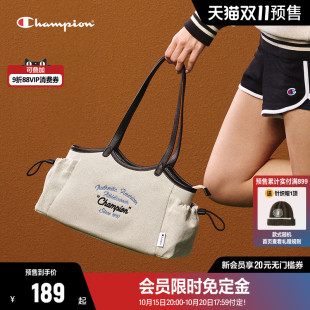 Champion冠军单肩包女2025年新款 复古校园托特包女包包大容量 时尚