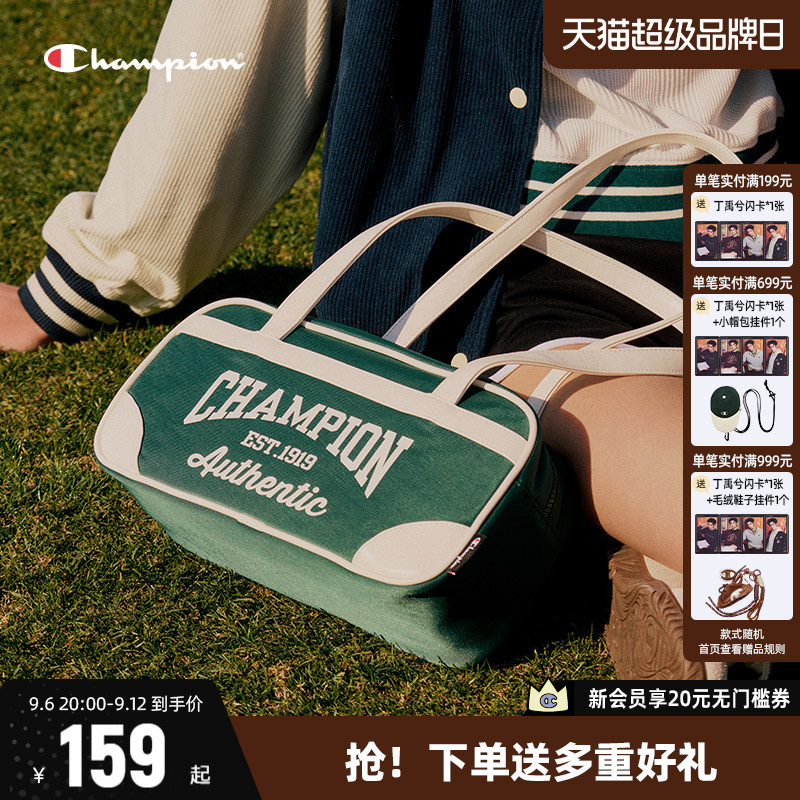 Champion冠军拉拉队公文包2026夏季新款保龄球包时尚单肩手提包