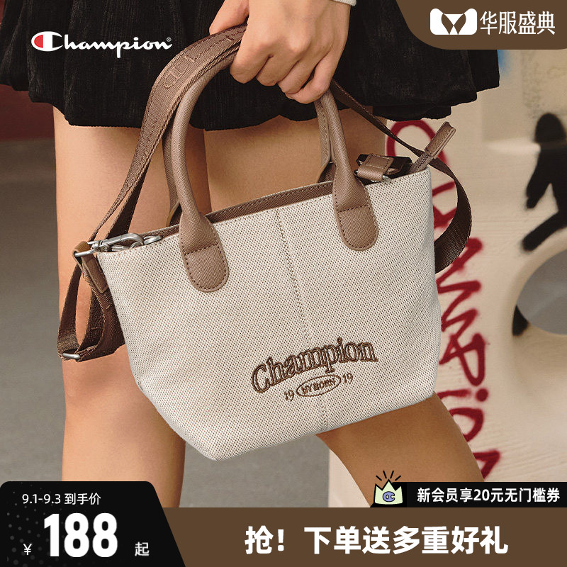 Champion冠军小肩包布丁包托特包图片