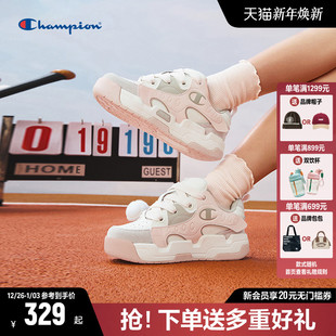 运动鞋 休闲女鞋 子 厚底板鞋 Champion玩心面包鞋