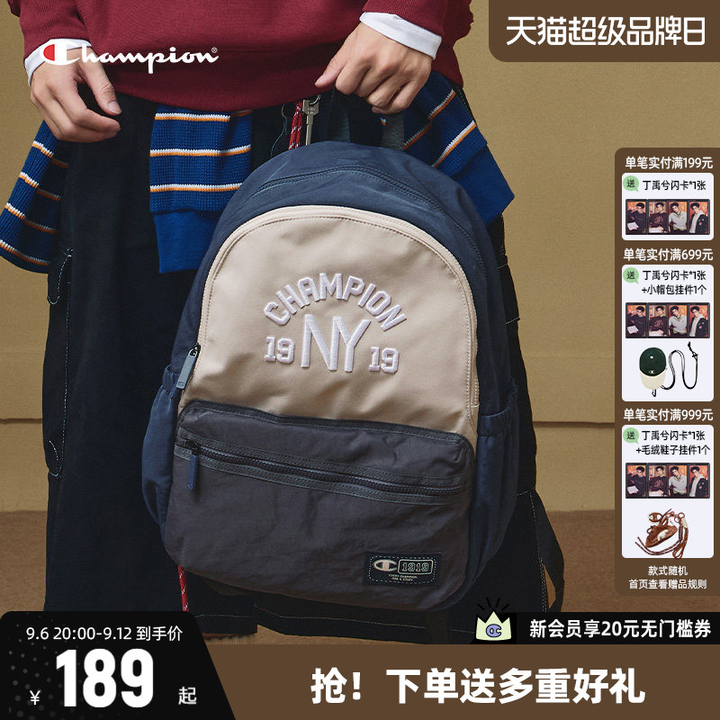 Champion冠军双肩包情侣背包图片