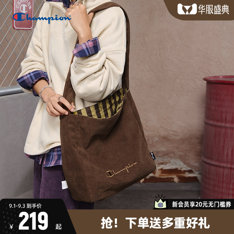 Champion冠军时尚单肩包通勤容量图片