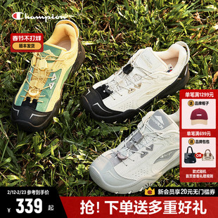 Champion冠军休闲鞋2025冬季新款松果鞋男户外运动鞋女轻便徒步鞋