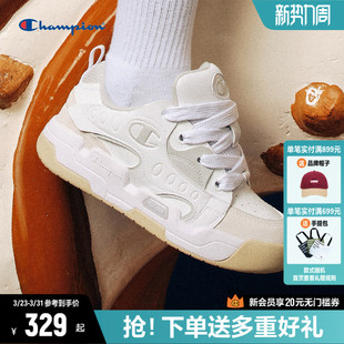 Champion冠军玩心厚底面包鞋女鞋潮牌板鞋男鞋高颜值休闲小白鞋