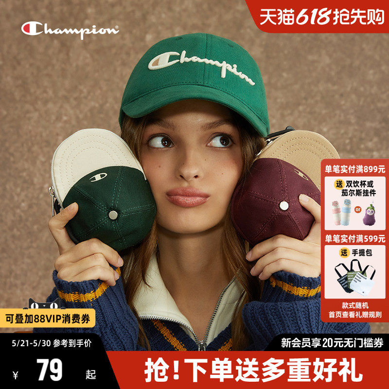 Champion冠军斜挎包女2026夏季新款小帽包单肩包男包情侣
