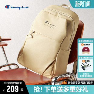 Champion冠军双肩包2026春新款 男女通勤电脑包运动旅行户外背包