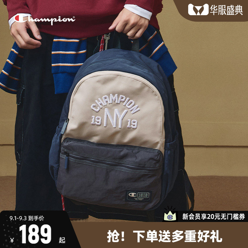 Champion冠军双肩包情侣背包图片