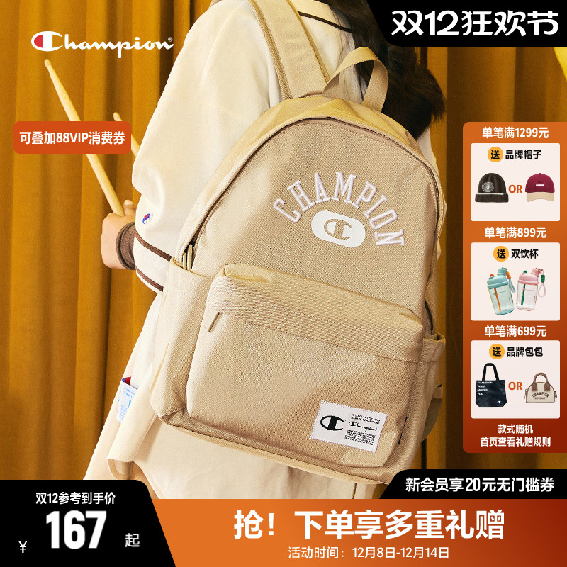 Champion双肩包女2025年新款