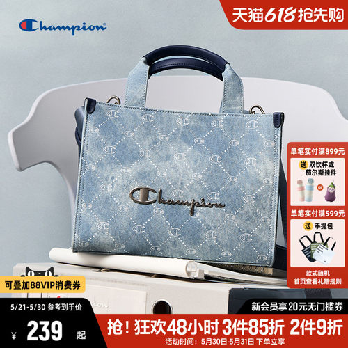 Champion冠军时尚托特包单肩斜跨