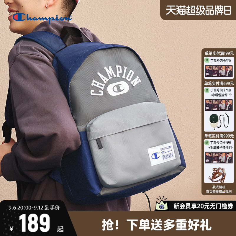 Champion冠军大学生大容量双肩包图片