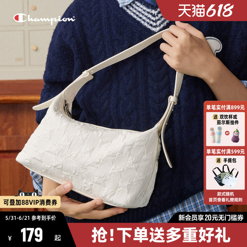 Champion冠军腋下包26春夏新款女小巧hobo单肩包潮流通勤背包