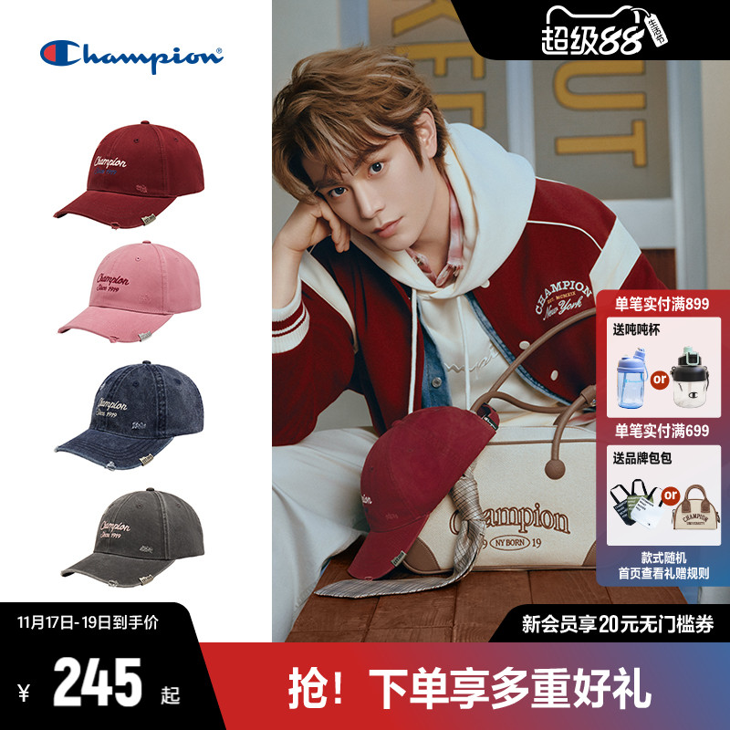 Champion冠军鸭舌帽女2025年新款