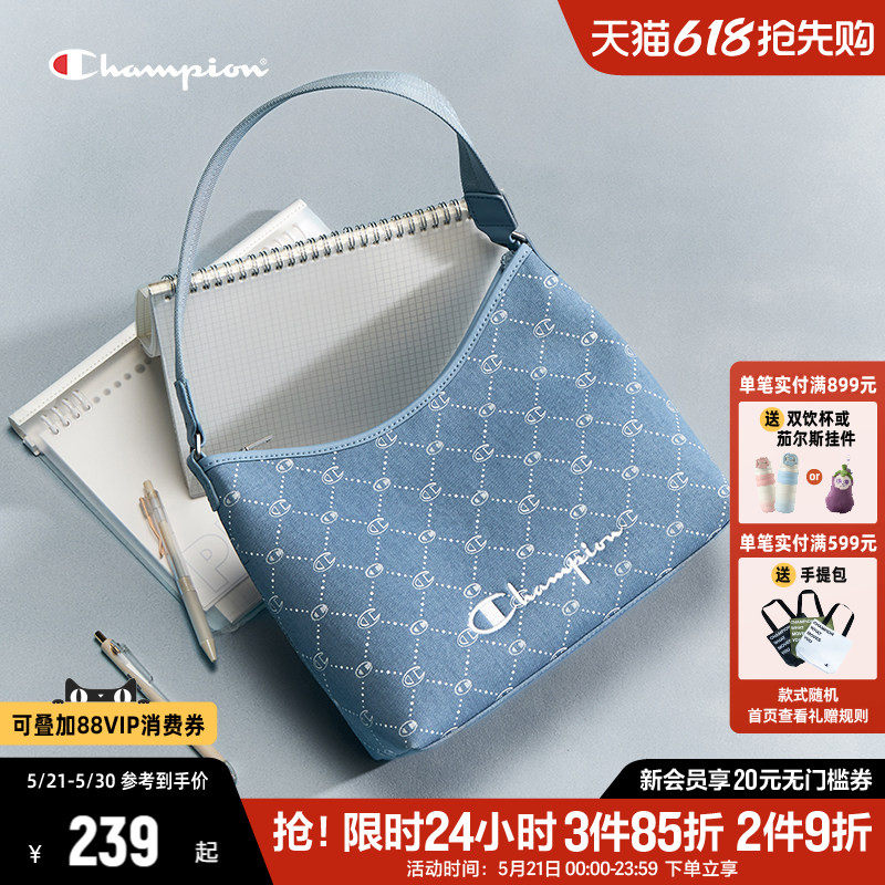 Champion冠军单肩包2026春夏新款小香风时尚包包腋下包单肩包女包