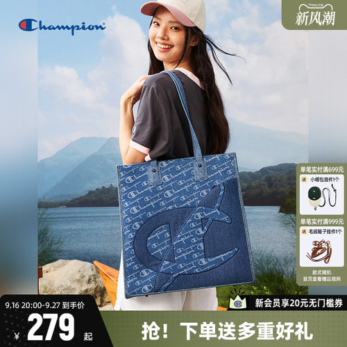 Champion冠军老花托特包