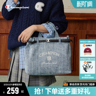 Champion冠军包手提包女26新款单肩包大容量斜挎包通勤电脑公文包