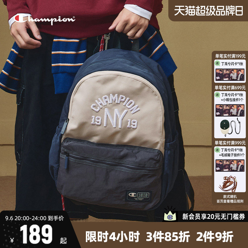 Champion冠军双肩包情侣背包图片