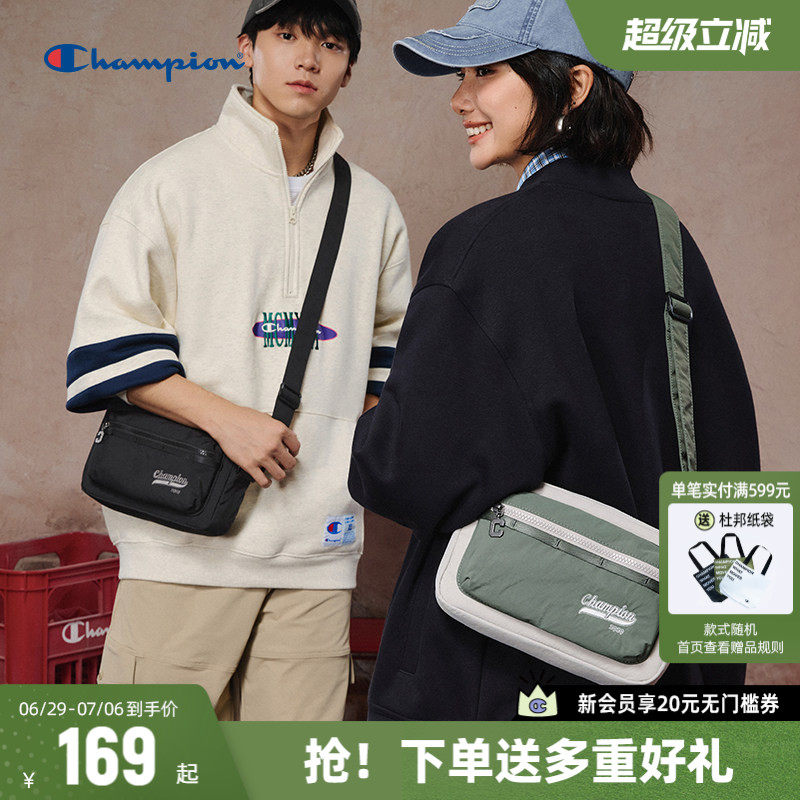 Champion冠军单肩包女相机包男腰包2026新款运动包包斜挎