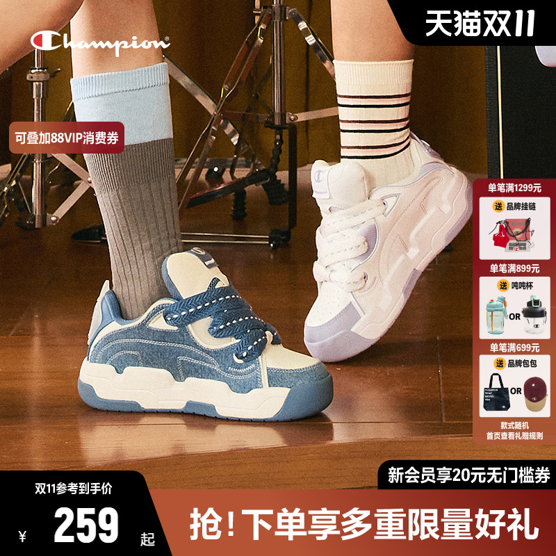 CHAMPION冠军魔术贴面包鞋运动