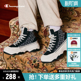鞋 新款 子高帮板鞋 运动鞋 Champion冠军休闲女鞋 男帆布鞋 2026年春季