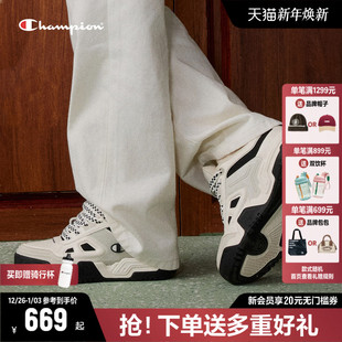 女2026春夏新款 男运动鞋 增高厚底鞋 面包鞋 休闲鞋 Champion冠军板鞋
