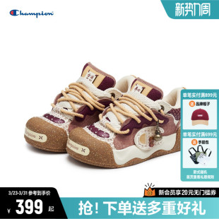 Champion冠军面包鞋福禄膨膨大头鞋2026春季新款厚底时尚鞋子男女