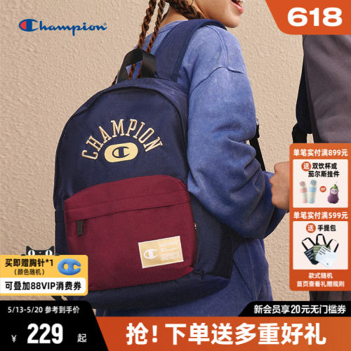 Champion双肩包女校园书包