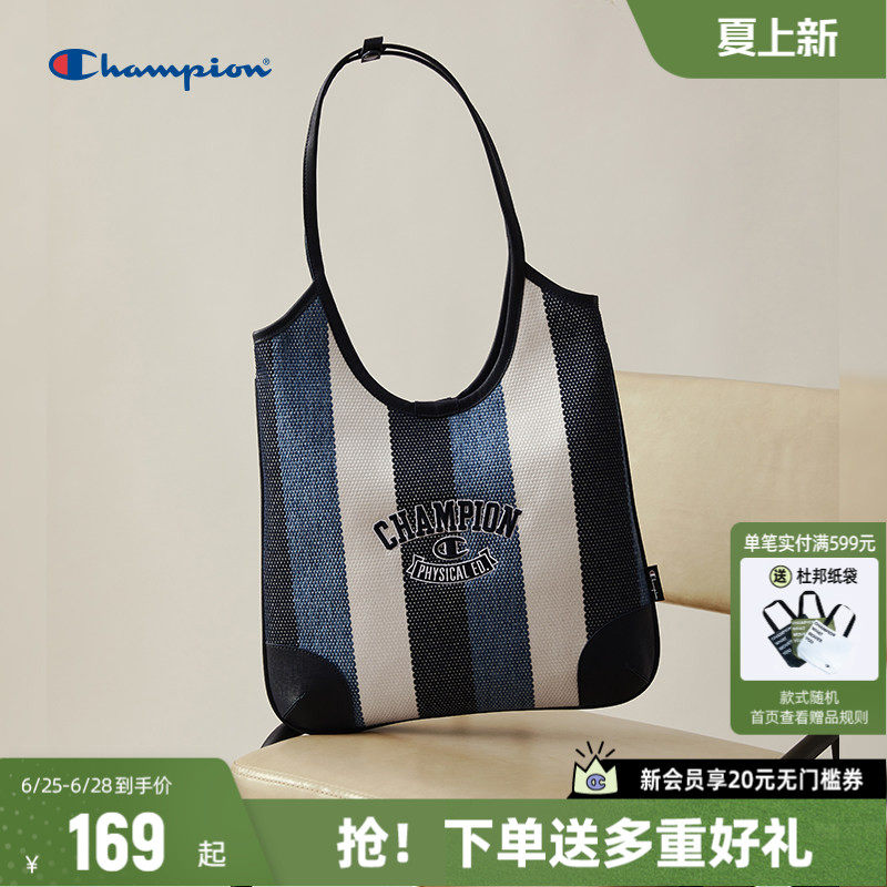 丁禹兮同款Champion冠军腋下包大容量包单肩包手提托特包女包