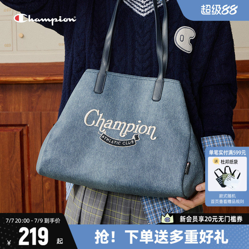 Champion冠军手提包女2026春夏新款通勤单肩包托特包大容
