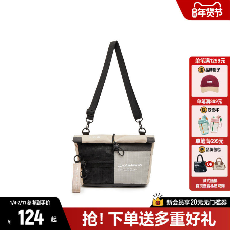 Champion冠军斜挎包单肩包2025年新款女帆布包手提包通勤男士包包,箱包皮具/热销女包/男包,通用款女包,淘宝优惠券,粉丝福利购,淘宝优惠卷