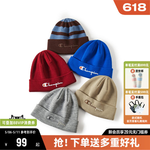 Champion冠军针织帽女新款